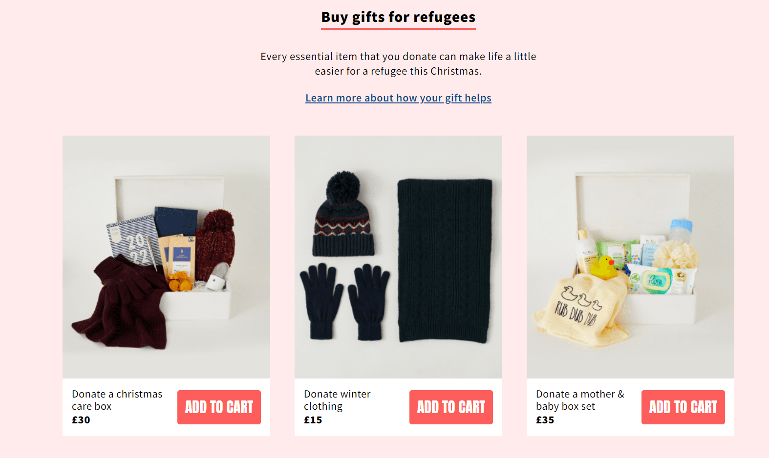 Gifts For Refugees 