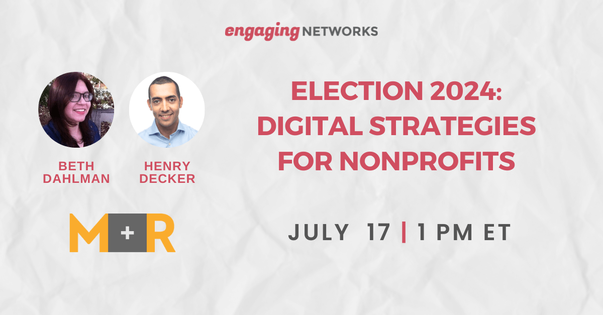 M+R election webinar